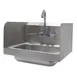 Advance Tabco 7-PS-66W-X 17" Wall Mounted Hand Sink with Wrist Faucet - 20 gauge / flyer 1 image