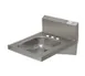 Advance Tabco 7-PS-75 20" Wall Mounted Hand Sink without Faucet - 18 gauge / 3 Hole Punched 1 image