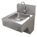 Advance Tabco 7-PS-77-E 20" Wall Mounted Hand Sink with e-Faucet & Soap Dispenser - 18 gauge 1 image