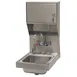 Advance Tabco 7-PS-84 12" Wall Mounted Hand Sink with Faucet, Soap & Towel Dispenser - 20 gauge 1 image
