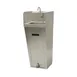 Advance Tabco 7-PS-96 17" Pedestal Mounted Hand Sink w/Hands Free Faucet & Single Foot Valve - 20 g 1 image