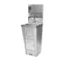 Advance Tabco 7-PS-99 17" Pedestal Mounted Hand Sink w/Hands Free Faucet,One Foot Valve & Dispensers 1 image