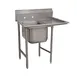 Advance Tabco 93-41-24-24R 54" One Compartment Sink, 24"W x 24"L Bowl With Right-Hand Drainboards 1 image