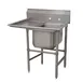 Advance Tabco 94-21-20-24L 50" One Compartment Sink, 20"W x 20"L Bowl With Left-Hand Drainboards 1 image