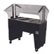 Advance Tabco B3-CPU-B 47" Ice Cooled Portable Food Buffet Table with Open Base, (3) Pan 1 image