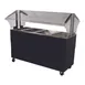Advance Tabco B4-CPU-B-SB 62"  Ice Cooled Portable Food Buffet Table with Enclosed Base, (4) Pan 1 image