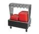 Advance Tabco BSWS-B Stainless Steel Black Everyday Buffet Silverware Stand 1 image