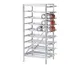 Advance Tabco CR10-162 Full Size Aluminum Stationary Can Rack w/ 162 Cans Size #10 or 216 Cans Size #5 Capacity  1 image