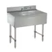 Advance Tabco CRB-31C 36" Underbar Sink Units, 1 Compartment with 2 Drainboards 1 image
