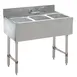 Advance Tabco CRB-33C 36" Underbar Sink Units, 3 Compartment without Drainboard 1 image