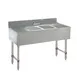 Advance Tabco CRB-42C 48" Underbar Sink Units, 2 Compartment with 2 Drainboards 1 image