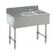 Advance Tabco CRB-42R 48" Underbar Sink Units, 2 Compartment with Left Drainboard 1 image