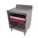 Advance Tabco CRCR-24-CT-X 24" Underbar Glass Rack Storage Unit w/ 3 Rack Slides, Drainboard 1 image