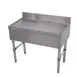Advance Tabco CRD-4-X Special Value Underbar Drainboard, Free-Standing 1 image
