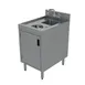 Advance Tabco CRDW-18 Underbar Basics Dump Sink with Waste Cabinet, 18"W X 21"D 1 image