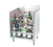 Advance Tabco CRLR-18-X 18" Stainless Steel Liquor Display Cabinet, (5) steps,  (20) bottle capacity 1 image