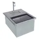 Advance Tabco D-24-WSIBL2-X Drop-in Water Station with Ice Bin, 50 lb Capacity  1 image