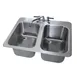 Advance Tabco DBS-2 Bar Sink, Drop-In, 2-Compartment, 25-1/2"W X 19"D (Overall) 1 image