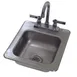 Advance Tabco DI-1-25 Drop-In Bar Hand Sink, 12"W X 14"D Overall 1 image