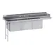 Advance Tabco DTC-3-1620-66L 66" Dishtable with Potsinks, 6" Left Drainboard, 3 Bowls 1 image