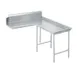Advance Tabco DTC-G30-60R Island-Clean "L" Shaped Dishtable w/ Right Table, 10.5" Backsplash 1 image