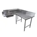 Advance Tabco DTS-K30-96R Soiled "L" Shaped Dishtable w/ Right Table, Pre-Rinse Sink, 10.5" Backsplash 1 image