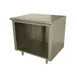Advance Tabco EEB-SS-244 48" Special Value Cabinet Base Open Front Work Table / 16 Gauge Top 1 image