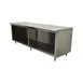 Advance Tabco EEB-SS-247-X 84" Special Value Cabinet Base Open Front Work Table / Flyer 1 image
