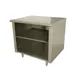 Advance Tabco EEB-SS-304M-X 48" Cabinet Base Open Front Work Table with Mid-Shelf / Flyer 1 image