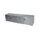 Advance Tabco EHB-SS-247-X 84" Cabinet Base Hinged Doors Work Table with 4 Doors / Flyer 1 image