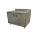 Advance Tabco EHK-SS-246-X 72" Cabinet Base Hinged Doors Work Table with 4 Doors / Flyer 1 image