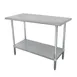 Advance Tabco ELAG-307-X 84" Stainless Steel Top 73" - Work Table 1 image