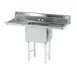 Advance Tabco FC-1-1620-18RL-X 52" One Compartment Sink, 16"W x 20"L Bowl With 2 Drainboards 1 image