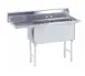 Advance Tabco FC-2-1818-18L 56" Two Compartment Sink, 18"W x 18"L Bowl With Left-Hand Drainboard 1 image