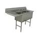 Advance Tabco FC-2-2030-18L Two Compartment Sink, 20"W x 30"L Bowl With Left-Hand Drainboard 1 image