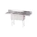 Advance Tabco FC-2-2030-18RL 76" Two Compartment Sink, 20"W x 30"L Bowl With 2 Drainboards 1 image