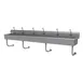 Advance Tabco FC-WM-120EF 120" Wall Mounted Multi-Station Hand Sink with e-Faucet - 16 gauge 1 image