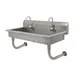 Advance Tabco FC-WM-40EFADA 40" Wall Mounted Multi-Station Hand Sink with e-Faucet - 16 gauge 1 image