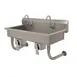 Advance Tabco FC-WM-40KV 40" Wall Mounted Multi-Station Hand Sink without Faucet-Knee Valves/16 g 1 image