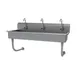 Advance Tabco FC-WM-60EFADA 60" Wall Mounted Multi-Station Hand Sink with e-Faucet - 16 gauge 1 image