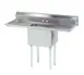 Advance Tabco FE-1-1812-18RL-X 54" One Compartment Sink, 18"W x 18"L Bowl With 2 Drainboards 1 image