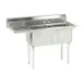 Advance Tabco FE-2-1812-18L-X 56" Two Compartment Sink, 18"W x 18"L Bowl With Left-Hand Drainboard 1 image