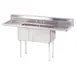 Advance Tabco FE-2-2424-24RL-X 96" Two Compartment Sink, 24"W x 24"L Bowl With 2 Drainboards 1 image