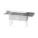 Advance Tabco FE-3-1515-15RL-X 75" Three Compartment Sink, 15"W x 15"L Bowl With 2 Drainboards 1 image