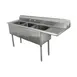 Advance Tabco FE-3-1620-18R-X 68" Three Compartment Sink, 16"W x 20"L Bowl With Right-Hand Drainboard 1 image