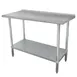 Advance Tabco FMSLAG-304-X 48" Stainless Steel Top 40" - Work Table 1 image