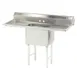 Advance Tabco FS-1-1620-18RL 52" One Compartment Sink, 16"W x 20"L Bowl With 2 Drainboards 1 image