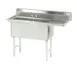 Advance Tabco FS-2-1524-24R 56" Two Compartment Sink, 15"W x 24"L Bowl With Right-Hand Drainboard 1 image
