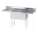Advance Tabco FS-2-1620-18RL 68" Two Compartment Sink, 16"W x 20"L Bowl With 2 Drainboards 1 image