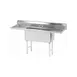 Advance Tabco FS-2-2030-18RL 76" Two Compartment Sink, 20"W x 30"L Bowl With 2 Drainboards 1 image